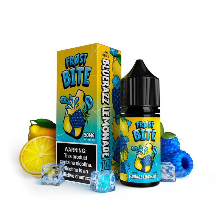 Frost Bite Salt Blue Razz Lemonade Ice 30ml E-Juice Wholesale | Frost Bite Wholesale