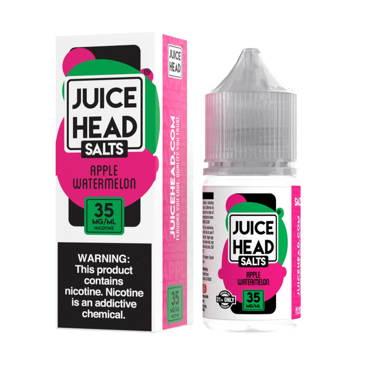 Juice Head Apple Watermelon Salts 30ml E-Juice 35mg Wholesale | Juice Head Wholesale