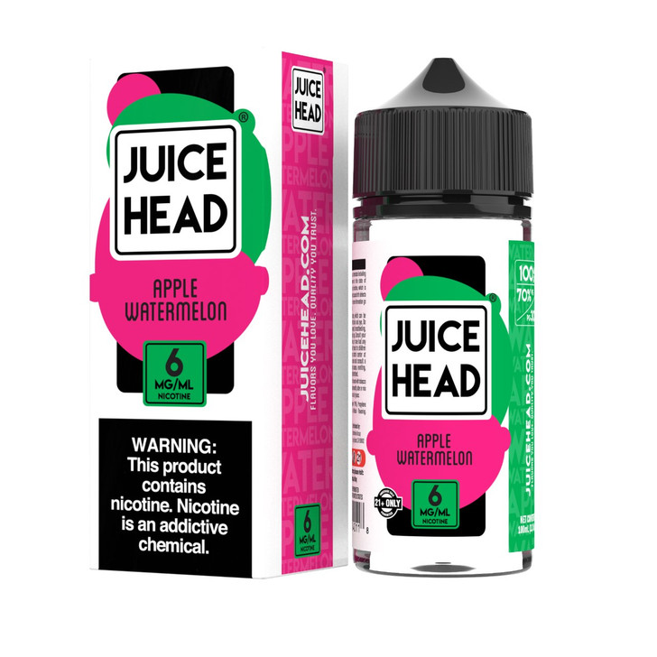 Juice Head Apple Watermelon 100ml E-Juice 6mg Wholesale | Juice Head Wholesale
