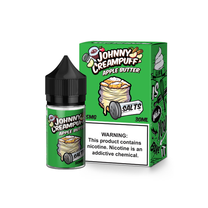 Johnny Creampuff Salts Apple Butter 30ml E-Juice Wholesale | Johnny Creampuff Wholesale