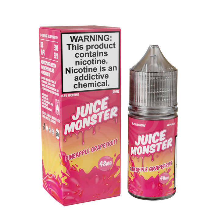 Juice Monster Pineapple Grapefruit Salt 30ml E-Juice 48mg Wholesale | Juice Monster Wholesale