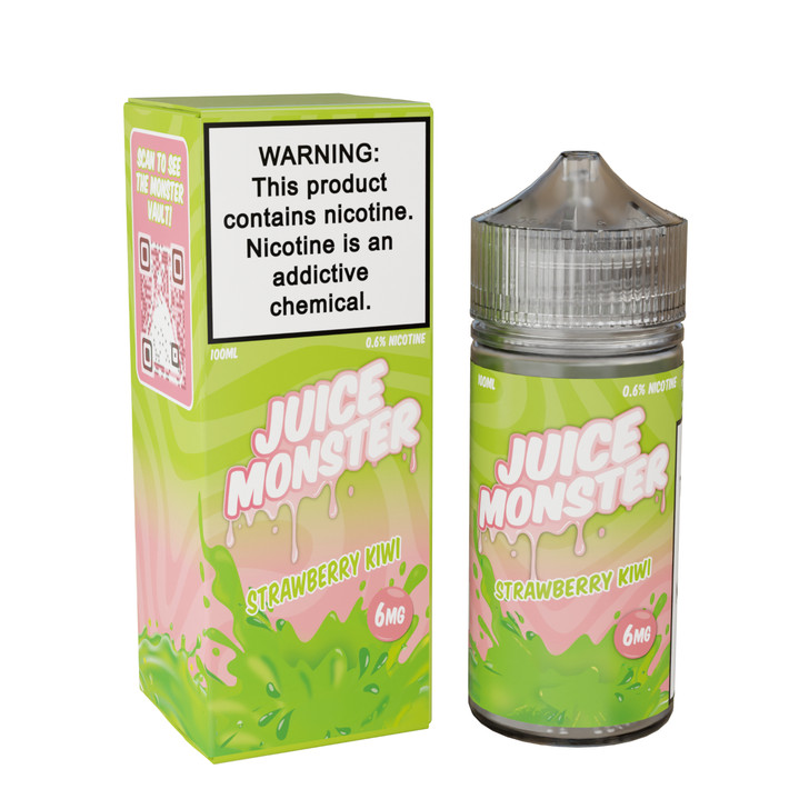 Juice Monster Strawberry Kiwi 100ml E-Juice 6mg Wholesale| Juice Monster Wholesale