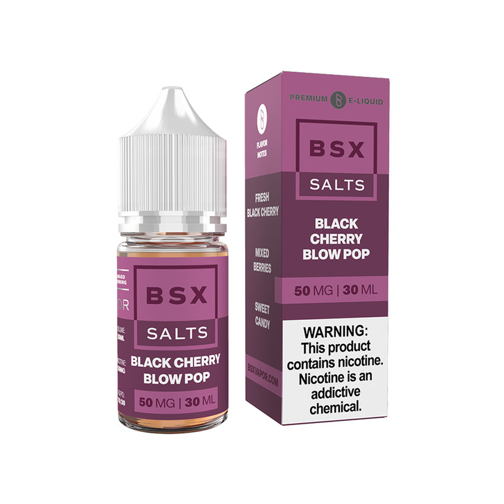Glas BSX Black Cherry Blow Pop Salts 30ml E-Juice Wholesale | Glas Wholesale