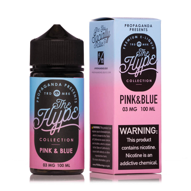 Propaganda Hype Collection Pink & Blue 100ml E-Juice Wholesale | Propaganda Wholesale