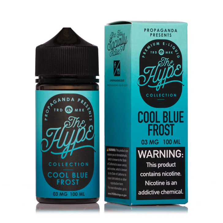 Propaganda Hype Collection Cool Blue Frost 100ml E-Juice Wholesale | Propaganda Wholesale