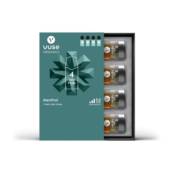 Vuse Alto Prefilled Replacement Pod 1.8ML - 4PK Menthol