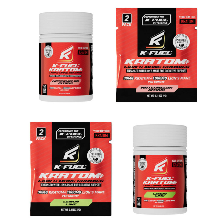 K-FUEL Kratom/Lion's Mane Gummies