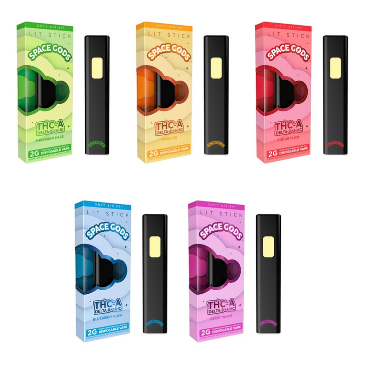Space Gods Lit Stick THC-A Disposable - 2G
