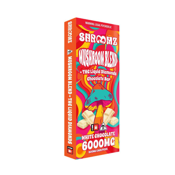 Shroomz Mushroom Blend THC Liquid Diamond Chocolate Bar