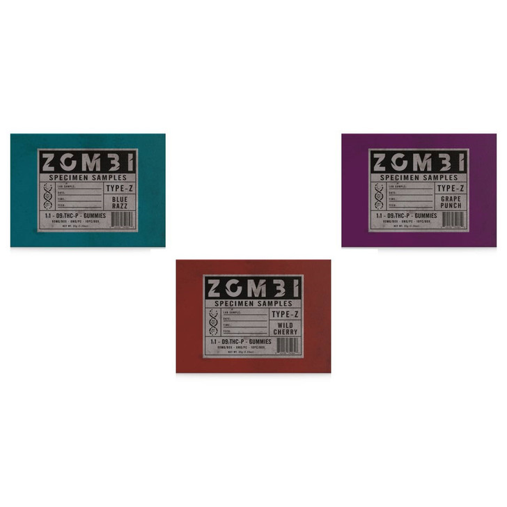 Zombi Specimen Sample Type Z 1:1 D9/THC-P Gummies - 80MG