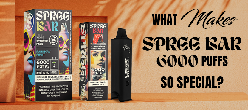 Spree Bar 6000 Disposable Kit Review: Design, Features & Specification Spree Bar 6000 Disposable Kit Review: Design, Features & Specification