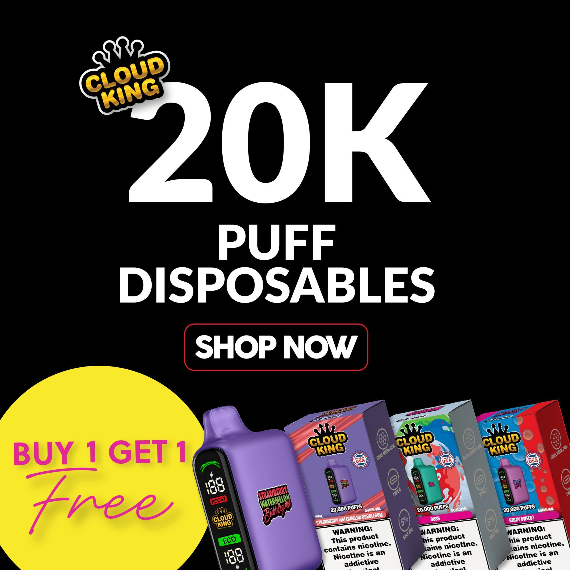 Cloud King 20K Puff Disposable
