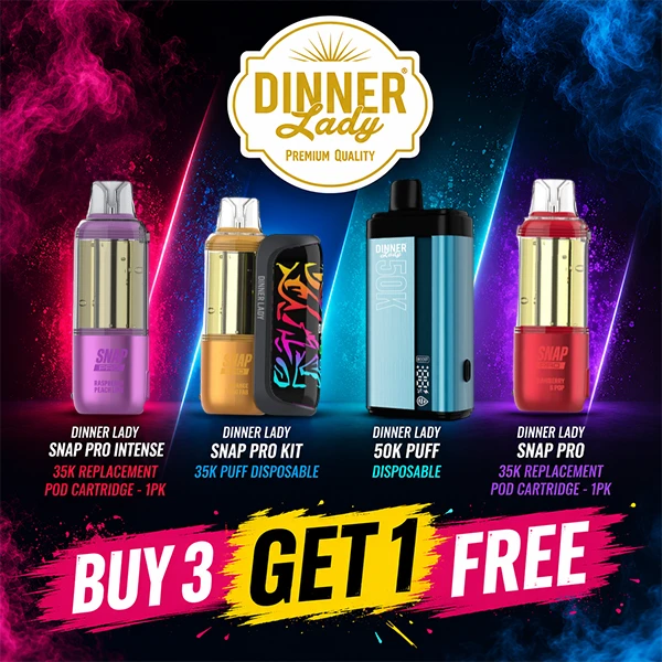 Dinner Lady DIsposable - Buy 3 Get 1 Free Offer