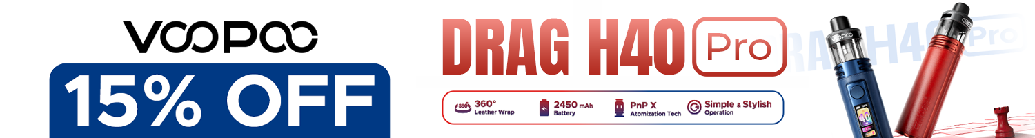 15% off - Voopoo Drag H40 Pro Kit