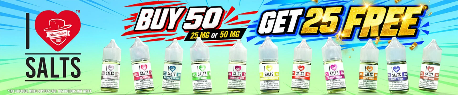 I Love Salt - Buy 50 Get 25 Free