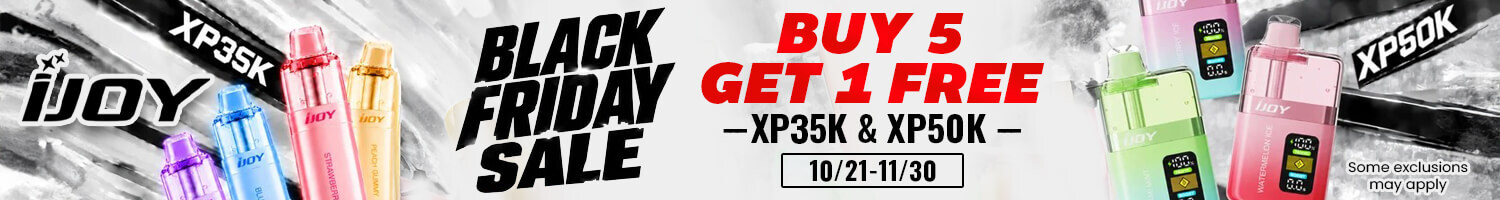Black Friday - Ijoy - XP35K & XP50K Disposable 
