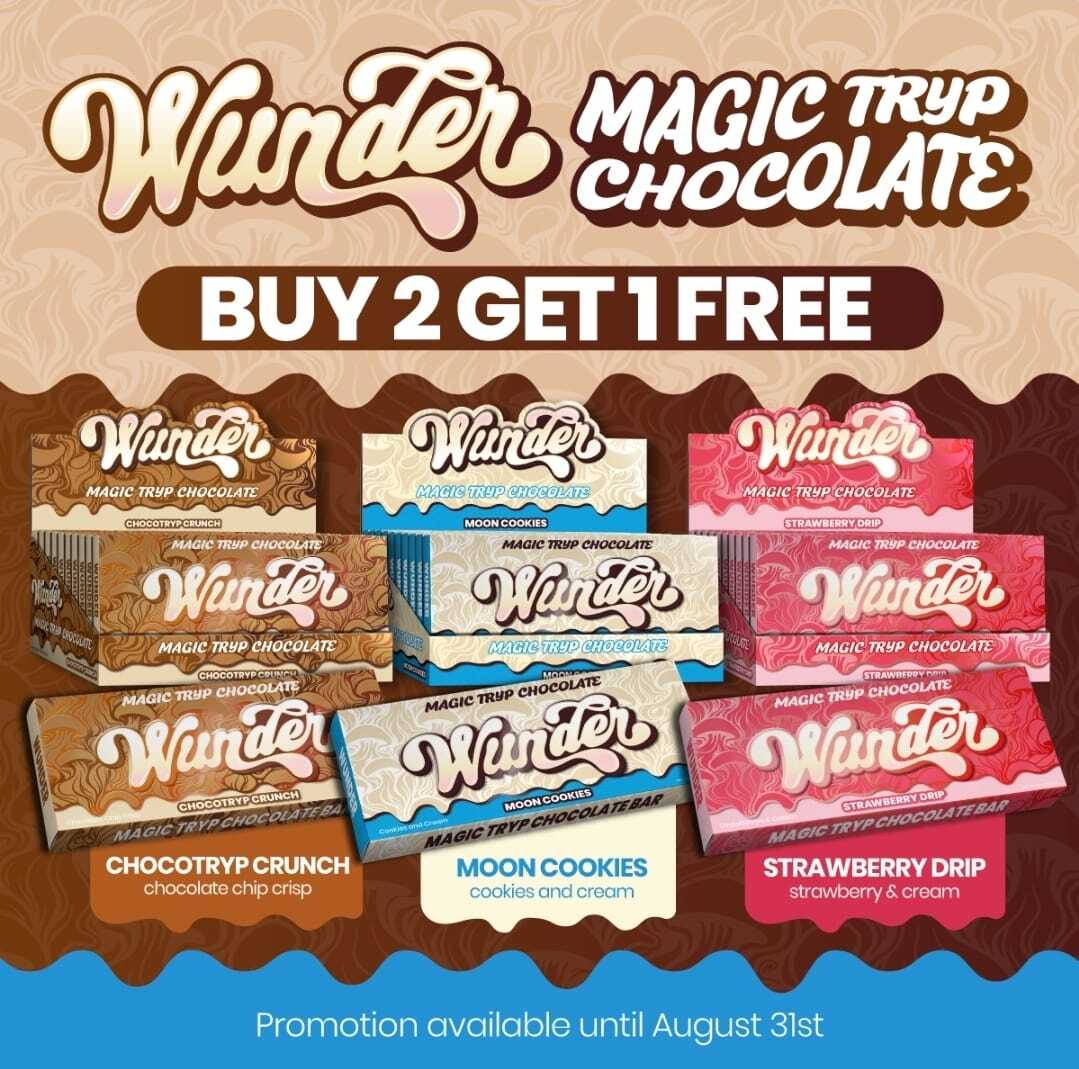 Wunder Chocolates Promotion - Buy 2 MAGIC TRYP Chocolate Get 1 free