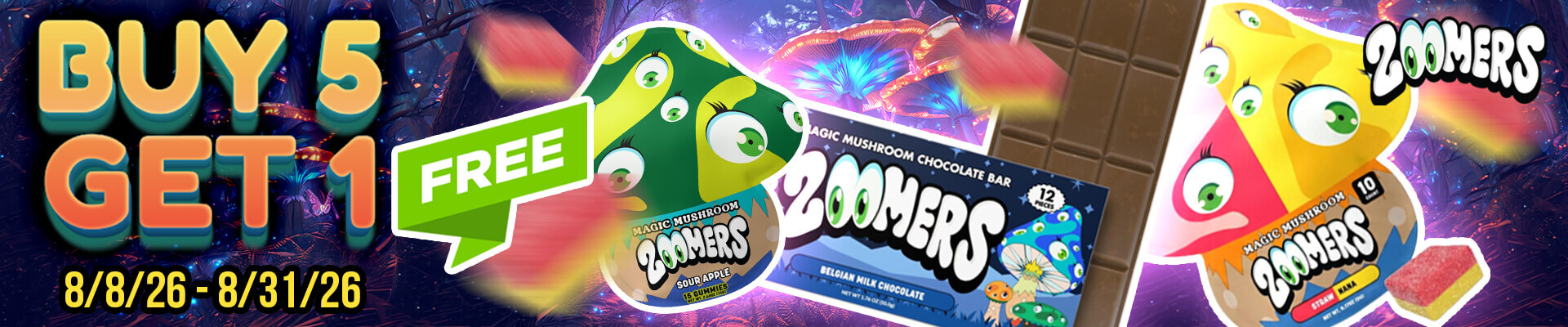 Buy 5 Get 1 Free - ZOOMERS