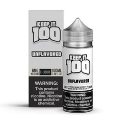 Keep it 100 Unflavored 100ml E-Juice 6mg Wholesale | Keep it 100 Wholesale