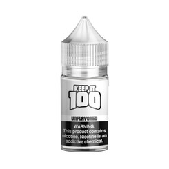 Keep it 100 Salt Unflavored 30ml E-Juice Wholesale | Keep it 100 Wholesale