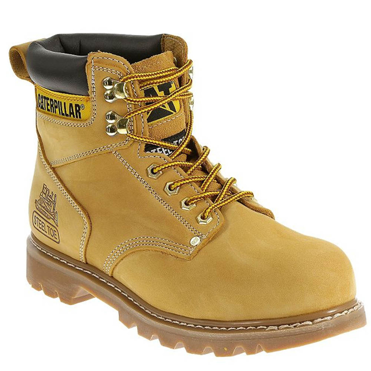 wheat color work boots