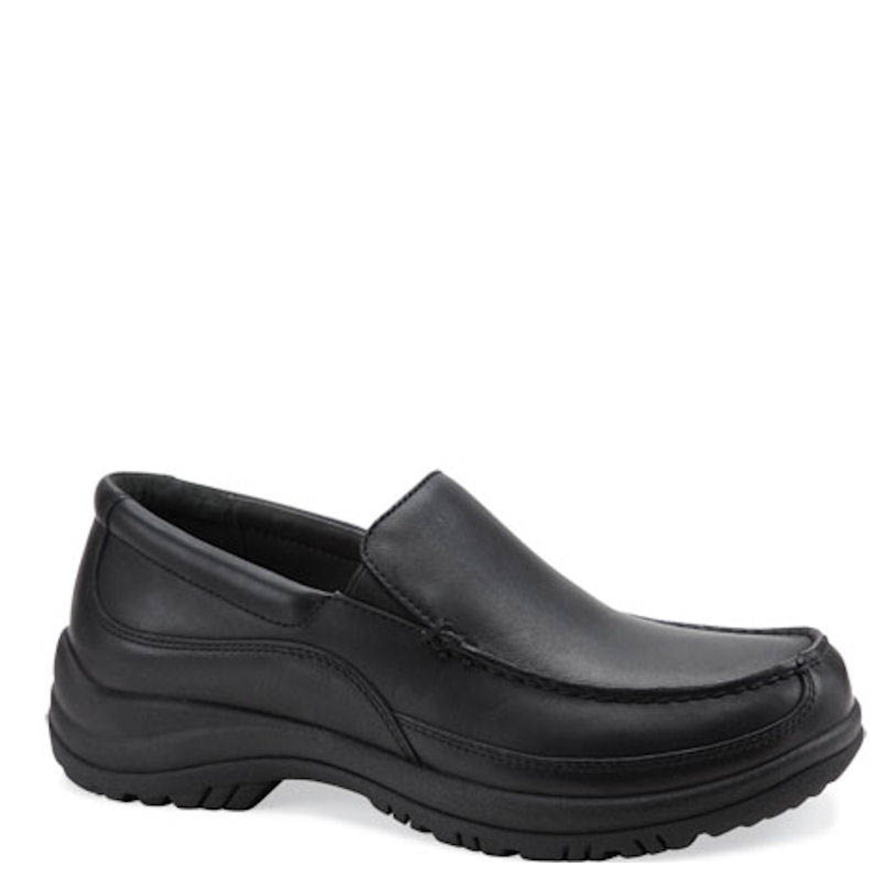 Dansko WAYNE Black Leather Slip-On 