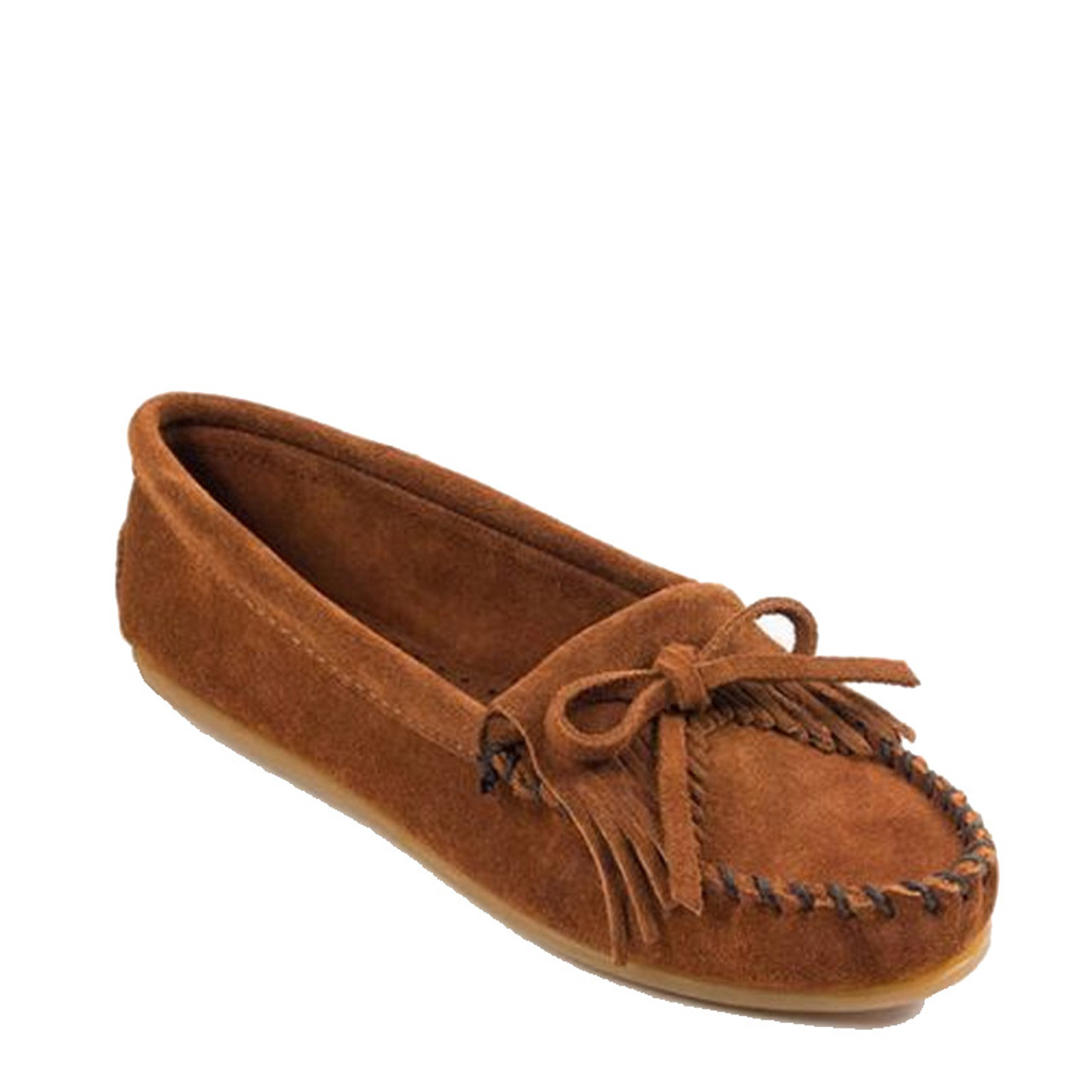 Minnetonka 402 KILTY HARDSOLE Brown Moccasins