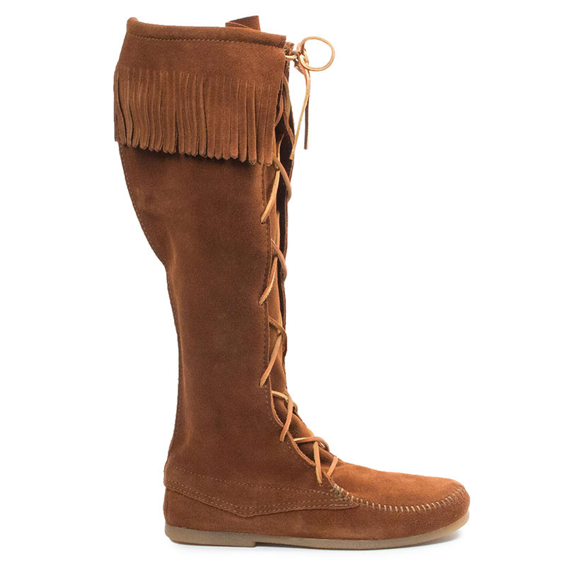 Minnetonka 1922 Men's FRONT LACE KNEE HIGH Boots - Family Footwear