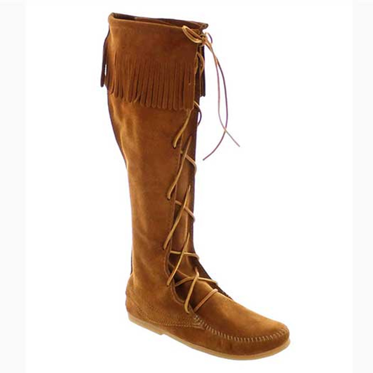 knee high lace up work boots