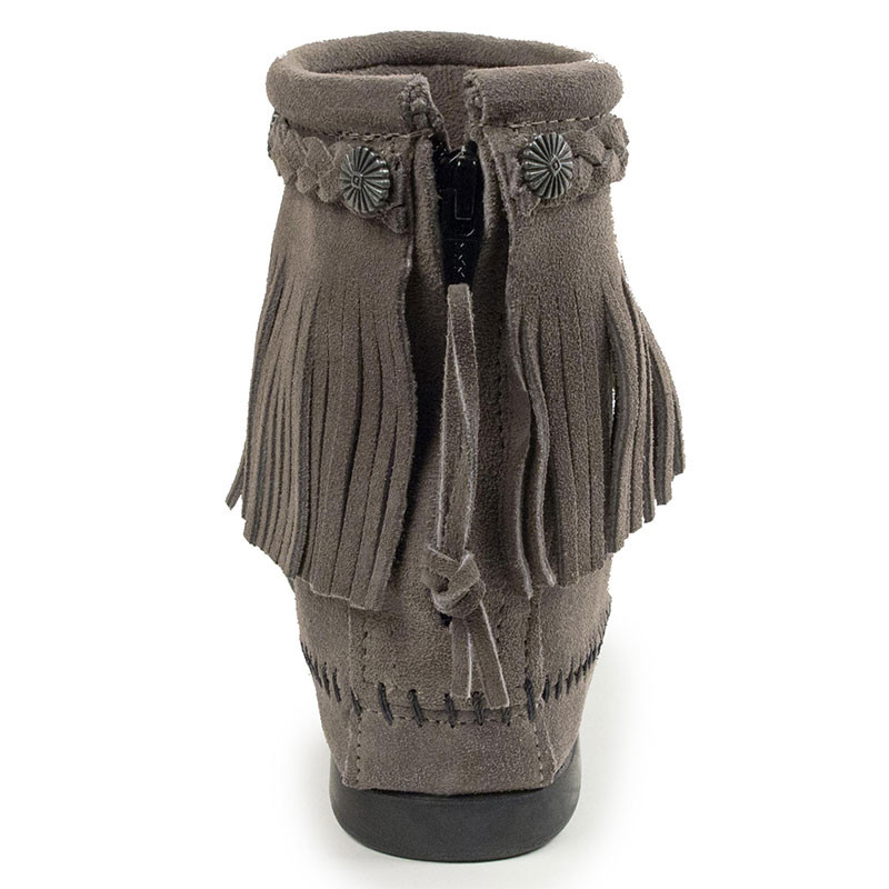 Minnetonka Moccasin Boots Hi Top Zip