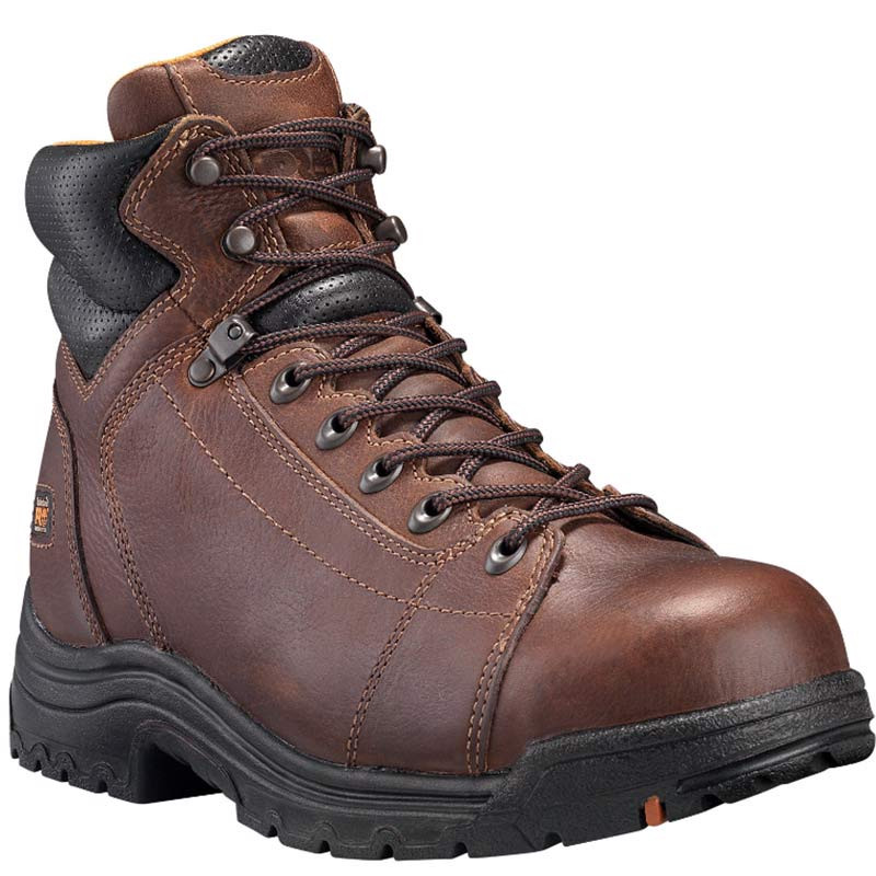 Titan Pro Oxford Work Shoe: Alloy Safety Toe - Haystack Brown main image 1