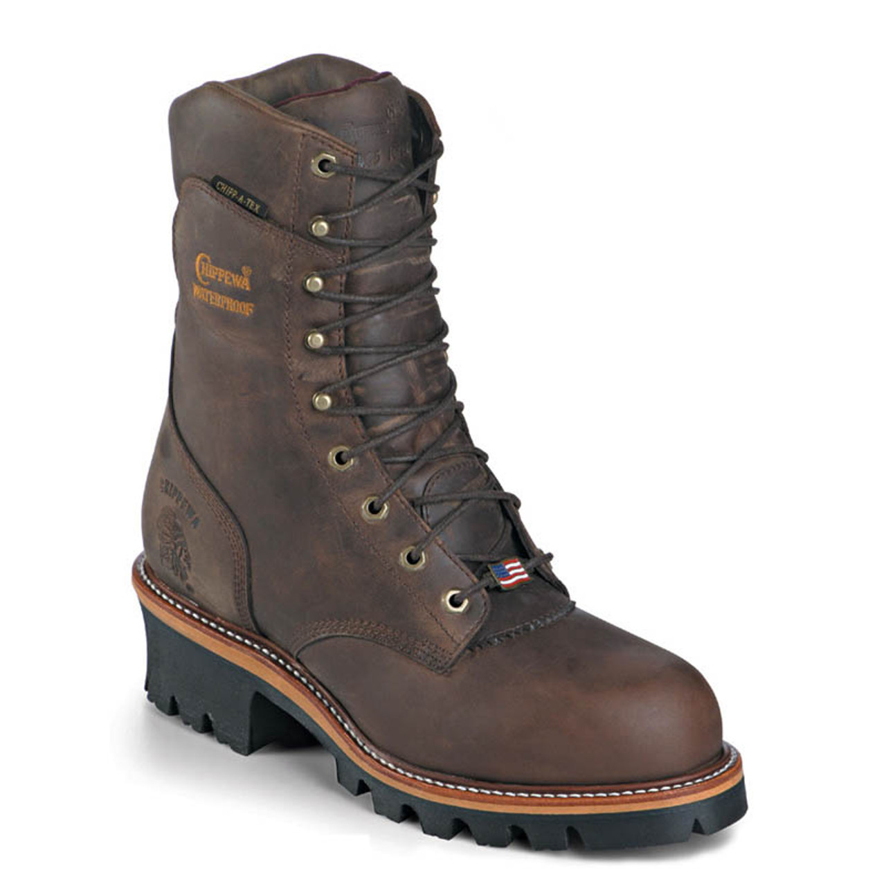 cheap chippewa logger boots