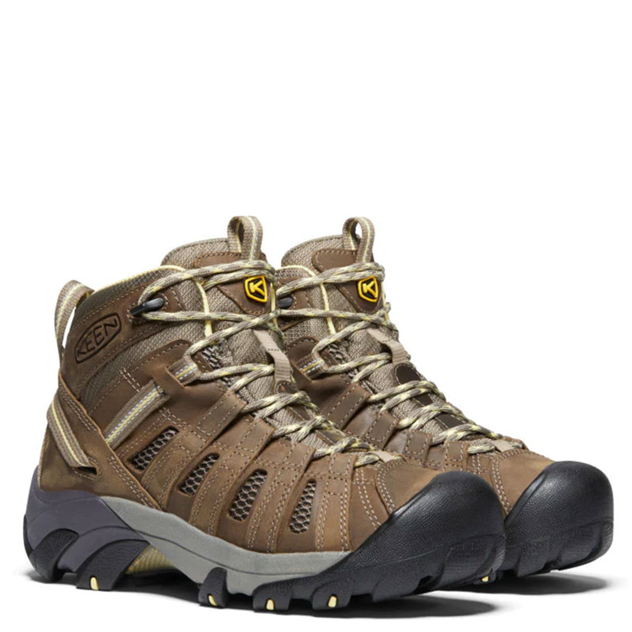 Keen 1010138 Voyageur Women's Mid Hiking Boots Brindle Custard