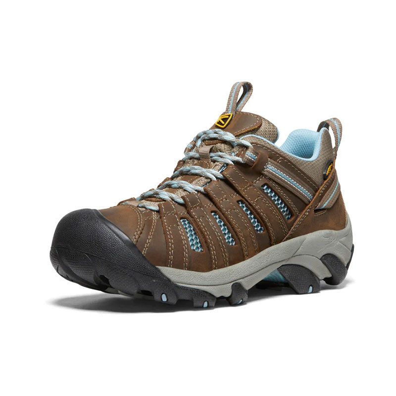 Keen 1011523 Women's VOYAGEUR Hiking Shoes Brindle Alaskan Blue