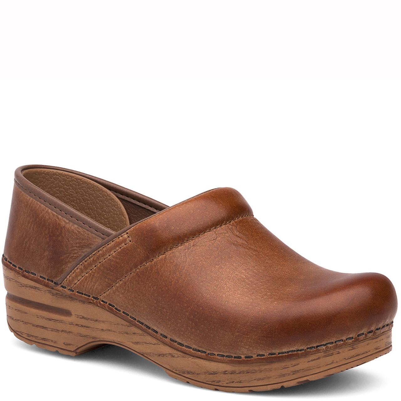 dansko stone distressed clog