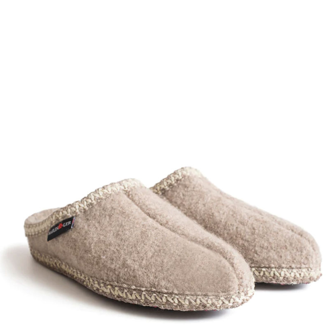 køber kabine korruption Haflinger 612001-46 AS Women's BOILED WOOL SOFT SOLE Slippers Natural -  Family Footwear Center