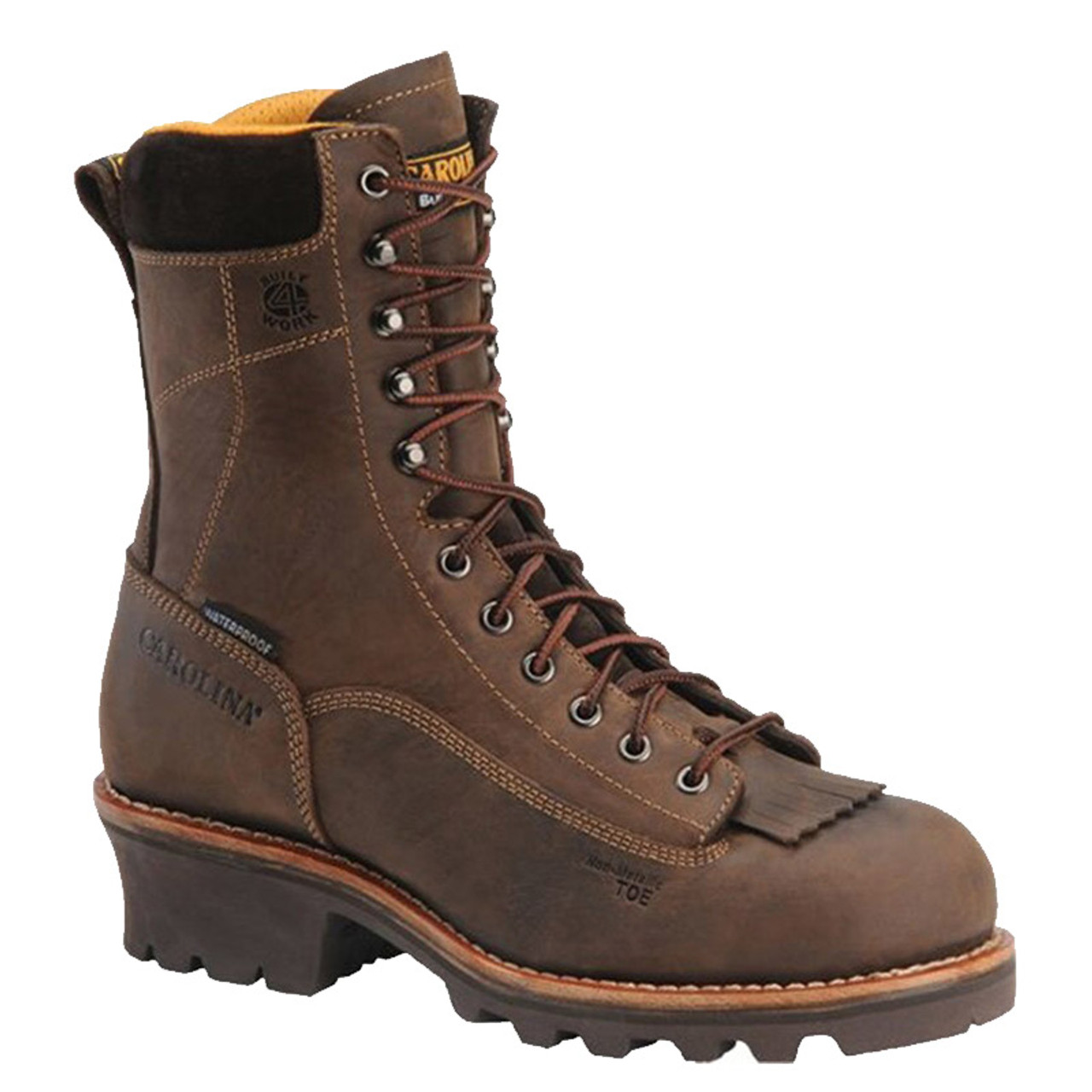 Carolina CA7022 BIRCH Soft Toe Lace-to-Toe Logger Boots - Family Footwear Center