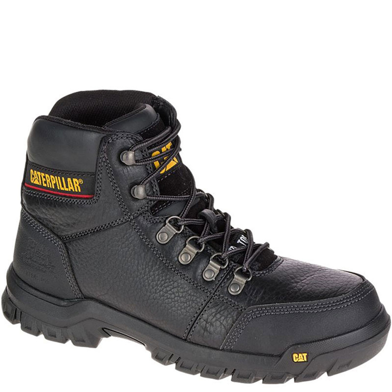 black non steel toe work boots