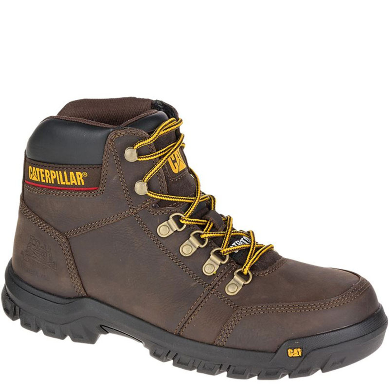 caterpillar slip on work boots