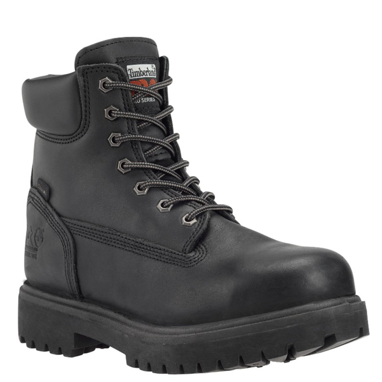 timberland pro black work boots