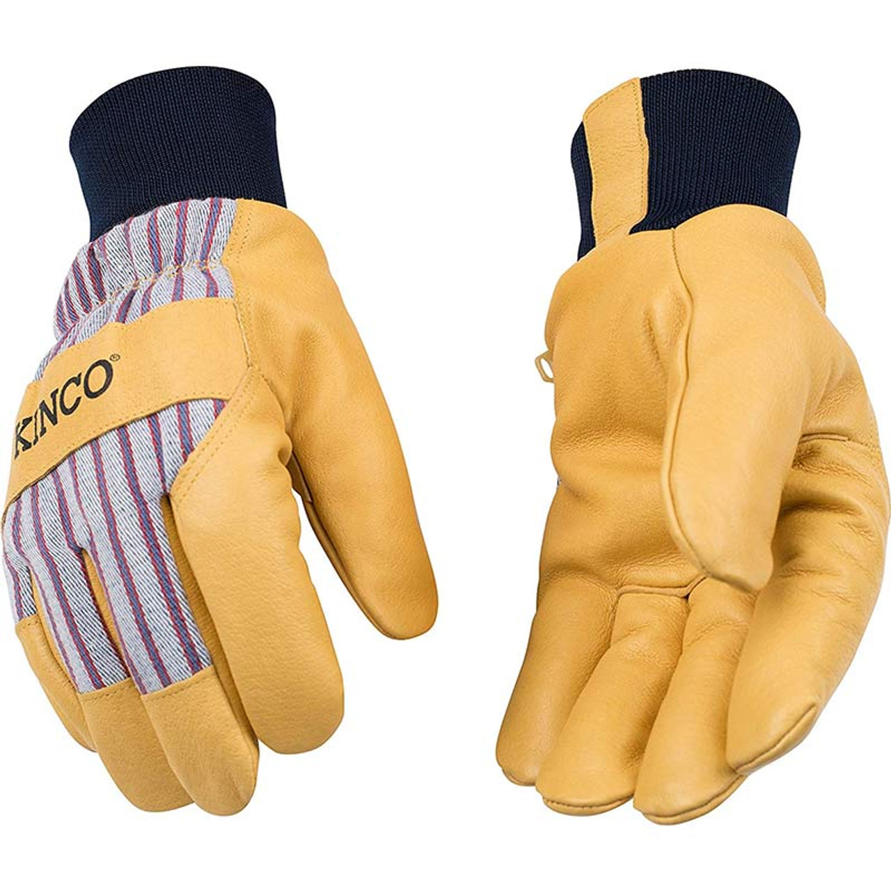 wool lined leather work gloves