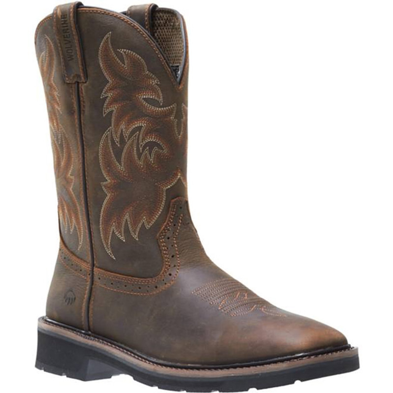 wolverine rancher square toe wellington