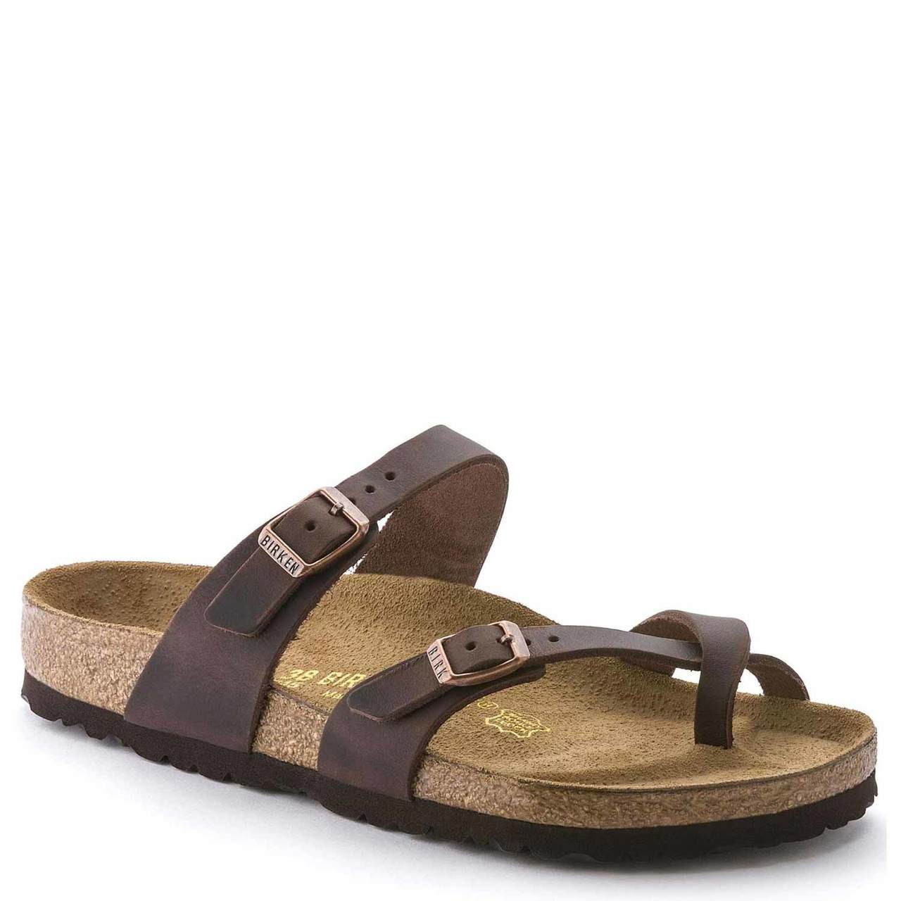 Shop Birkenstock | Mayari Oiled Leather Womens Sandals | Habana | The Next  Pair