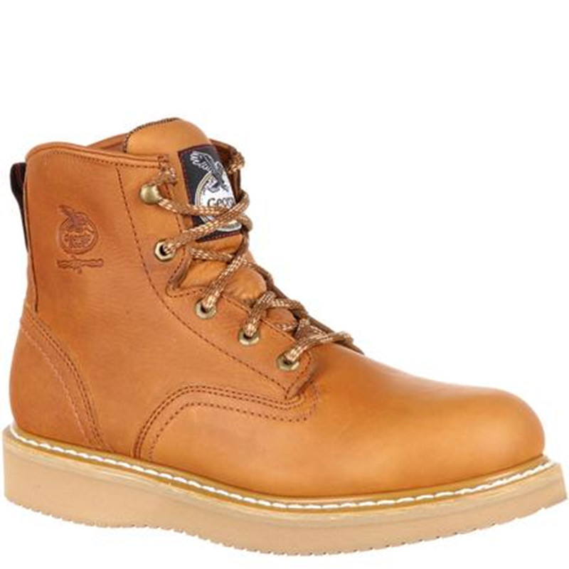 wedge work boots steel toe