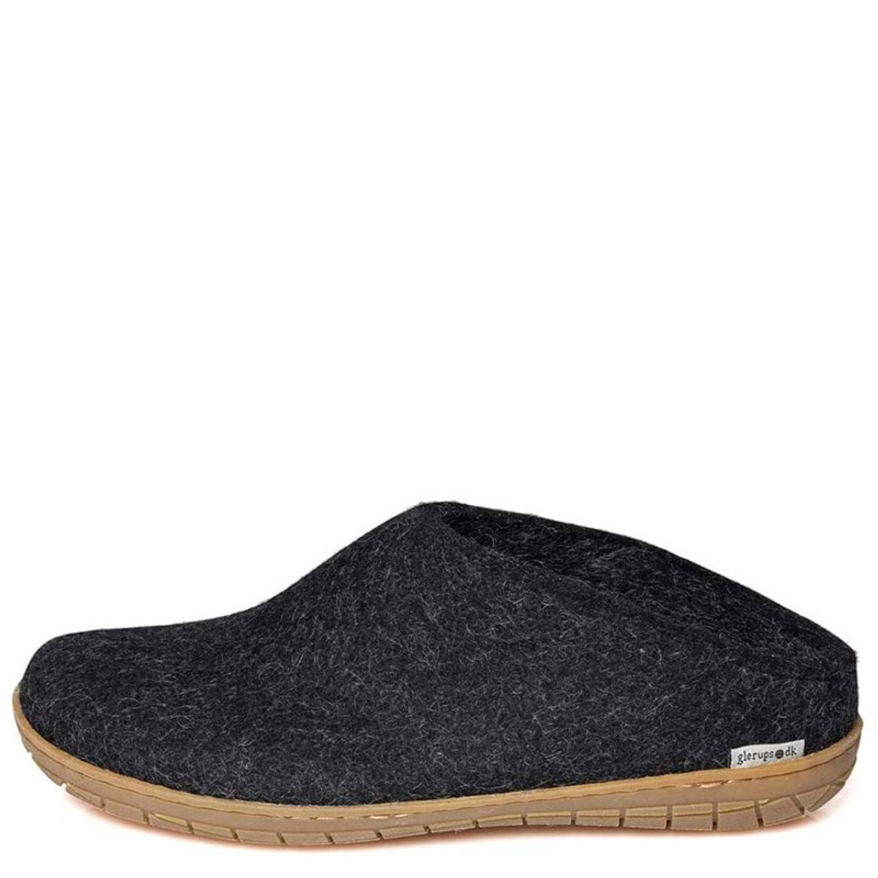 glerups slippers rubber sole