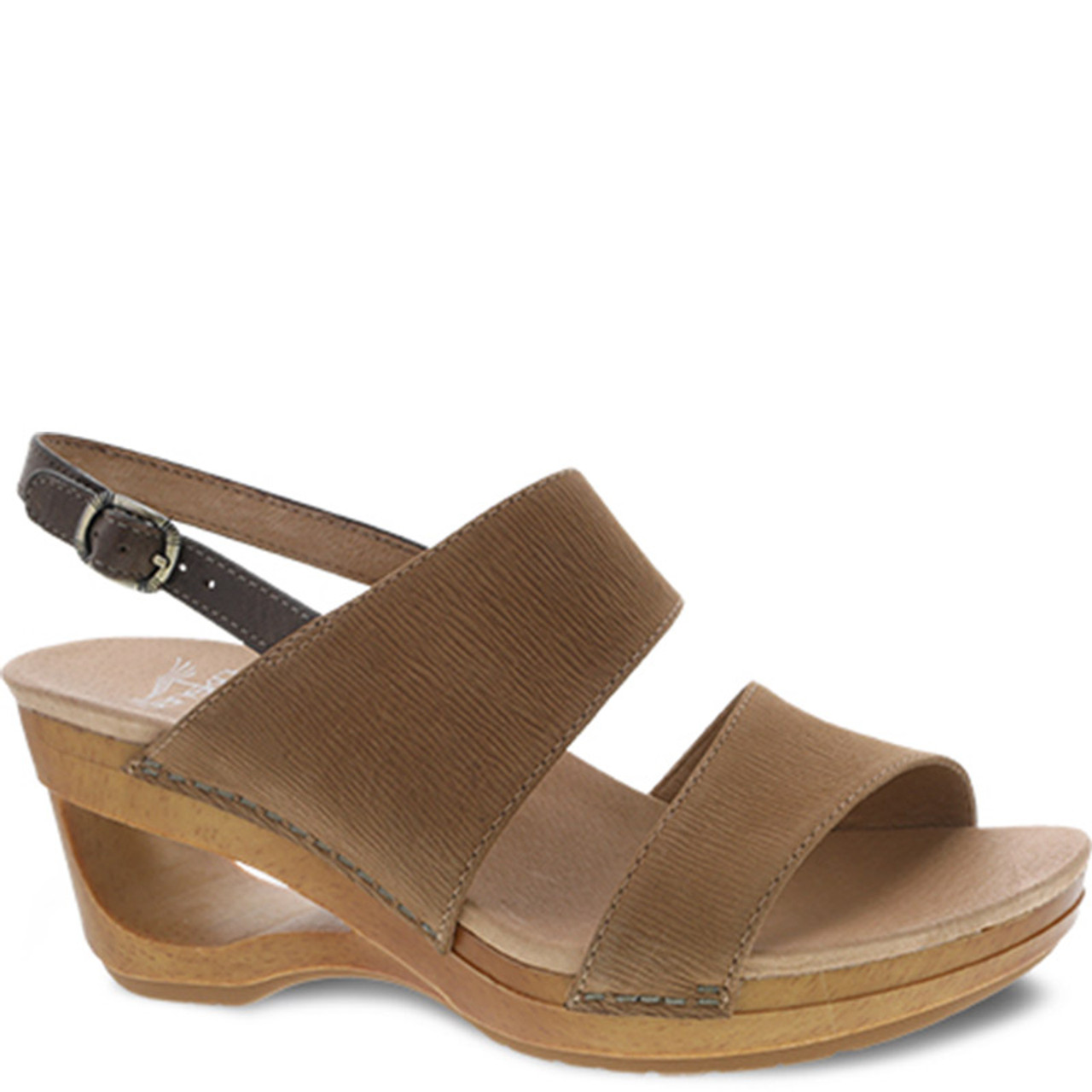 Dansko TAMIA Honey Textured Nubuck Sandals Family Footwear Center