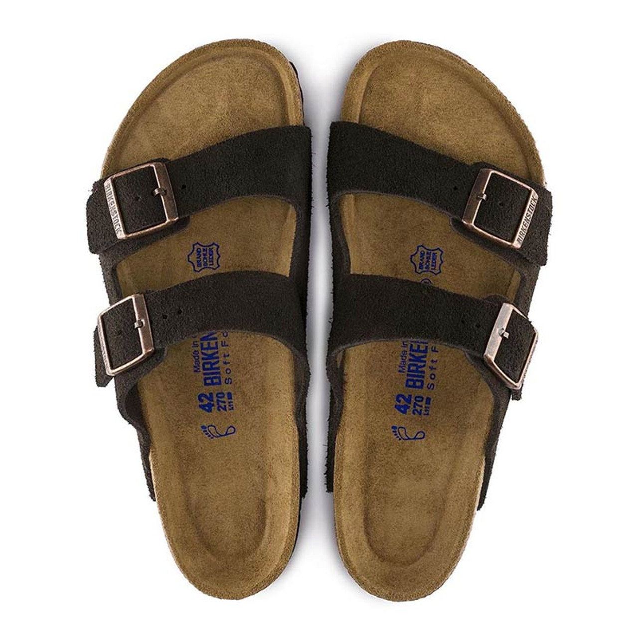 mocha suede arizona birkenstocks