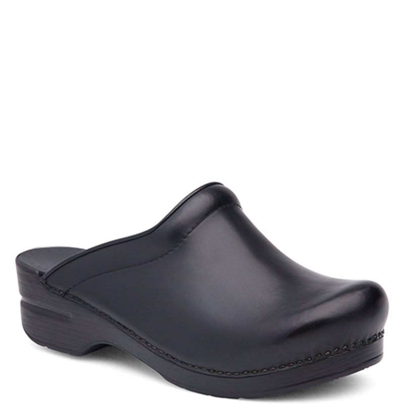 Dansko SONJA BLACK CABRIO Backless Clogs Family Footwear Center