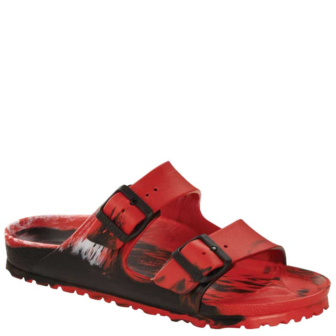 Birkenstock 1019083 Men's Arizona Essentials Eva Multi Black Red Sandals