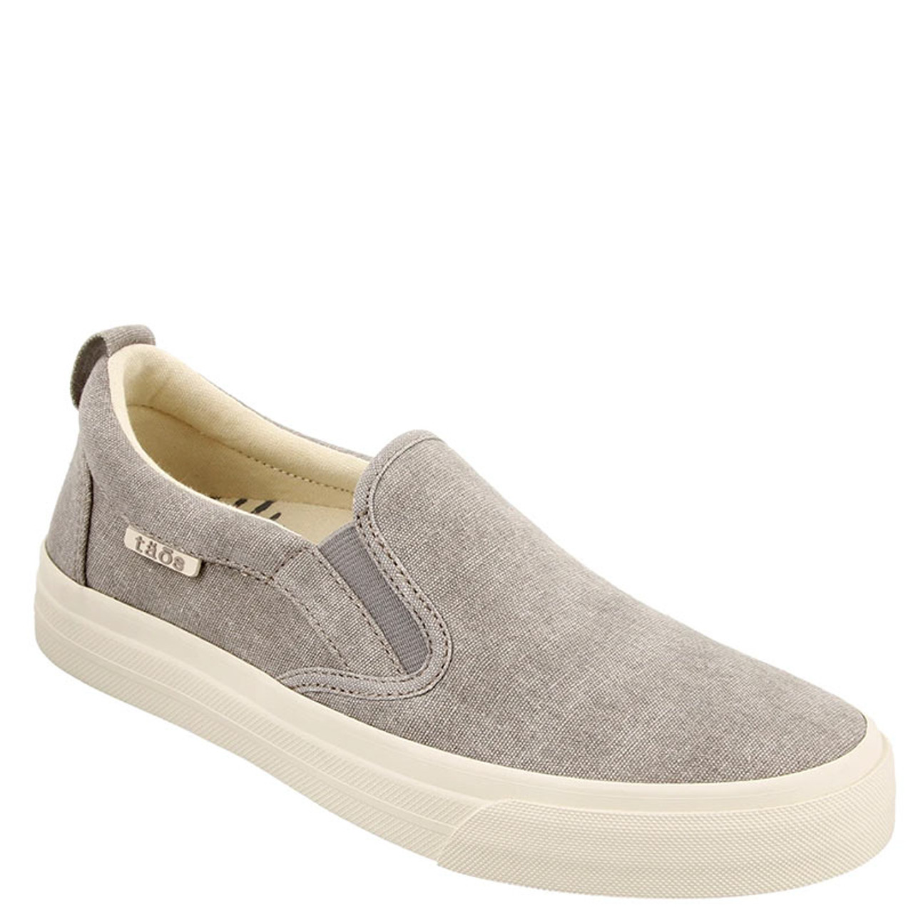 Taos RUBBER SOUL Gray Wash Canvas Sneakers - Family Footwear Center